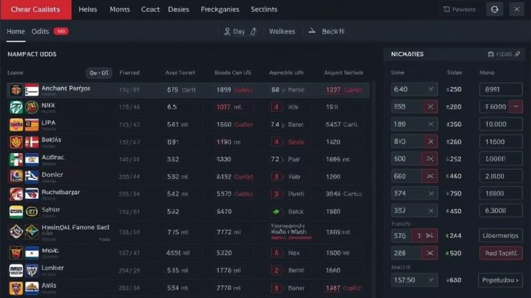 perbandingan odds bola