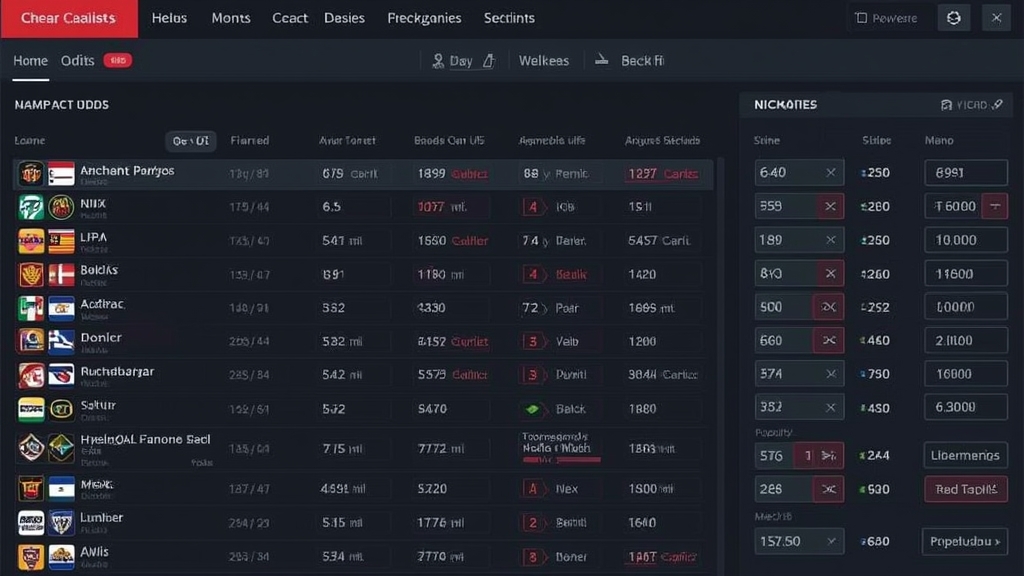 perbandingan odds bola